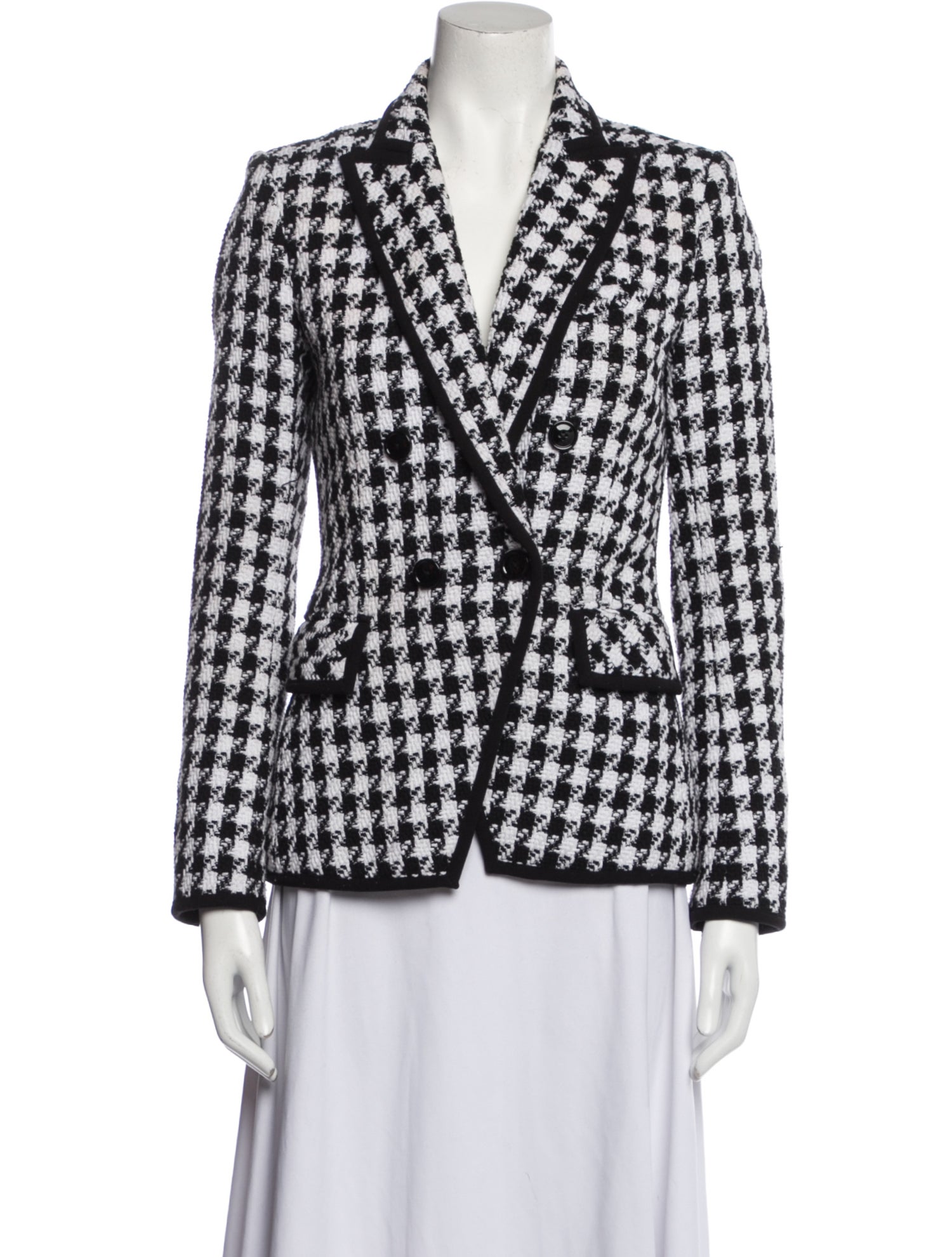 Veronica Beard Houndstooth Print Blazer