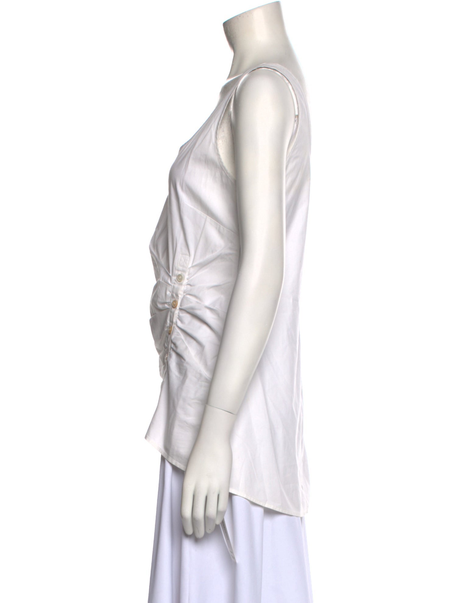 Veronica Beard Scoop Neck Sleeveless Top