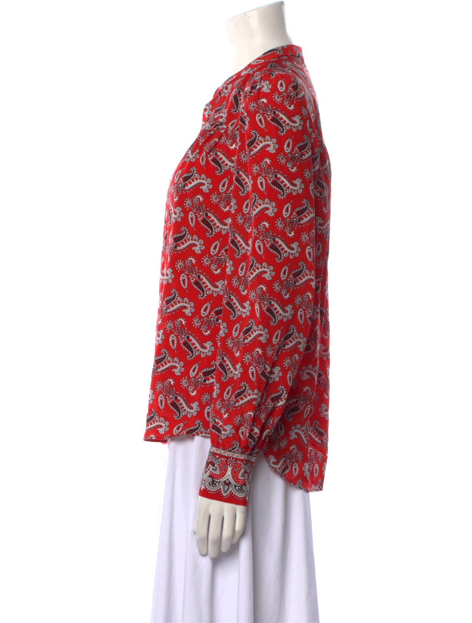 Veronica Beard Silk Printed Blouse