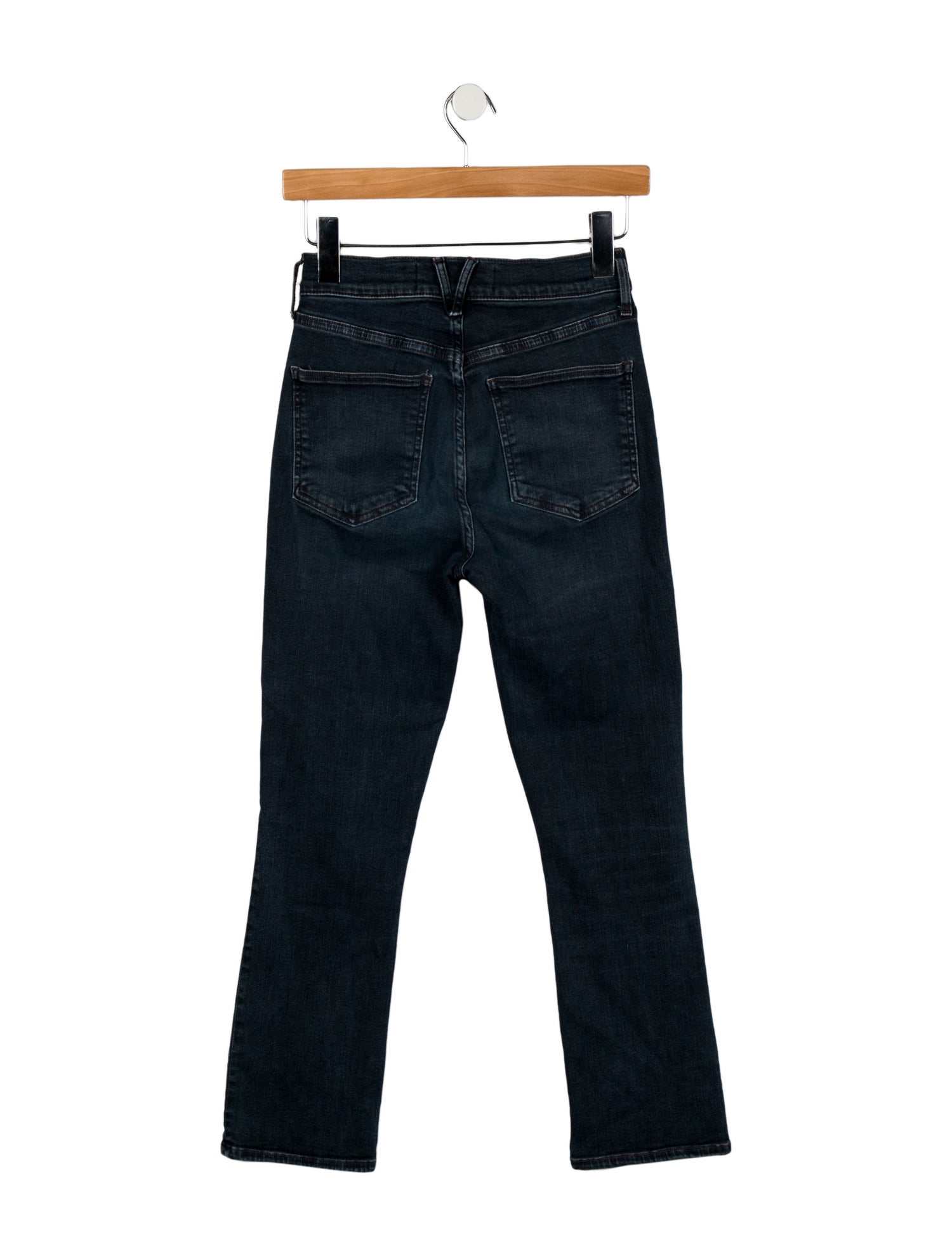 Veronica Beard High-Rise Straight Leg Jeans