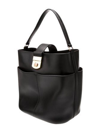 Veronica Beard Leather Top Handle Bag