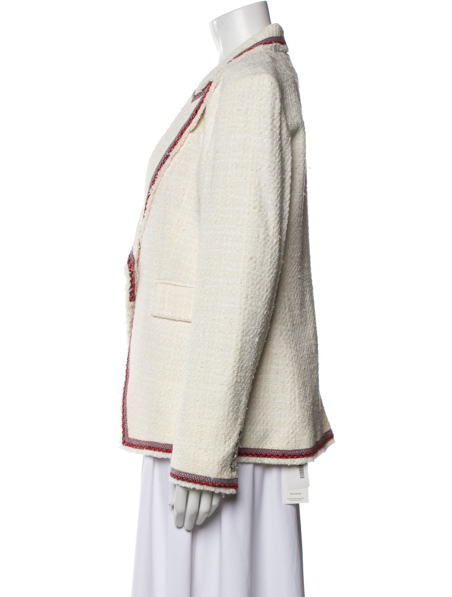 Veronica Beard Tweed Pattern Blazer