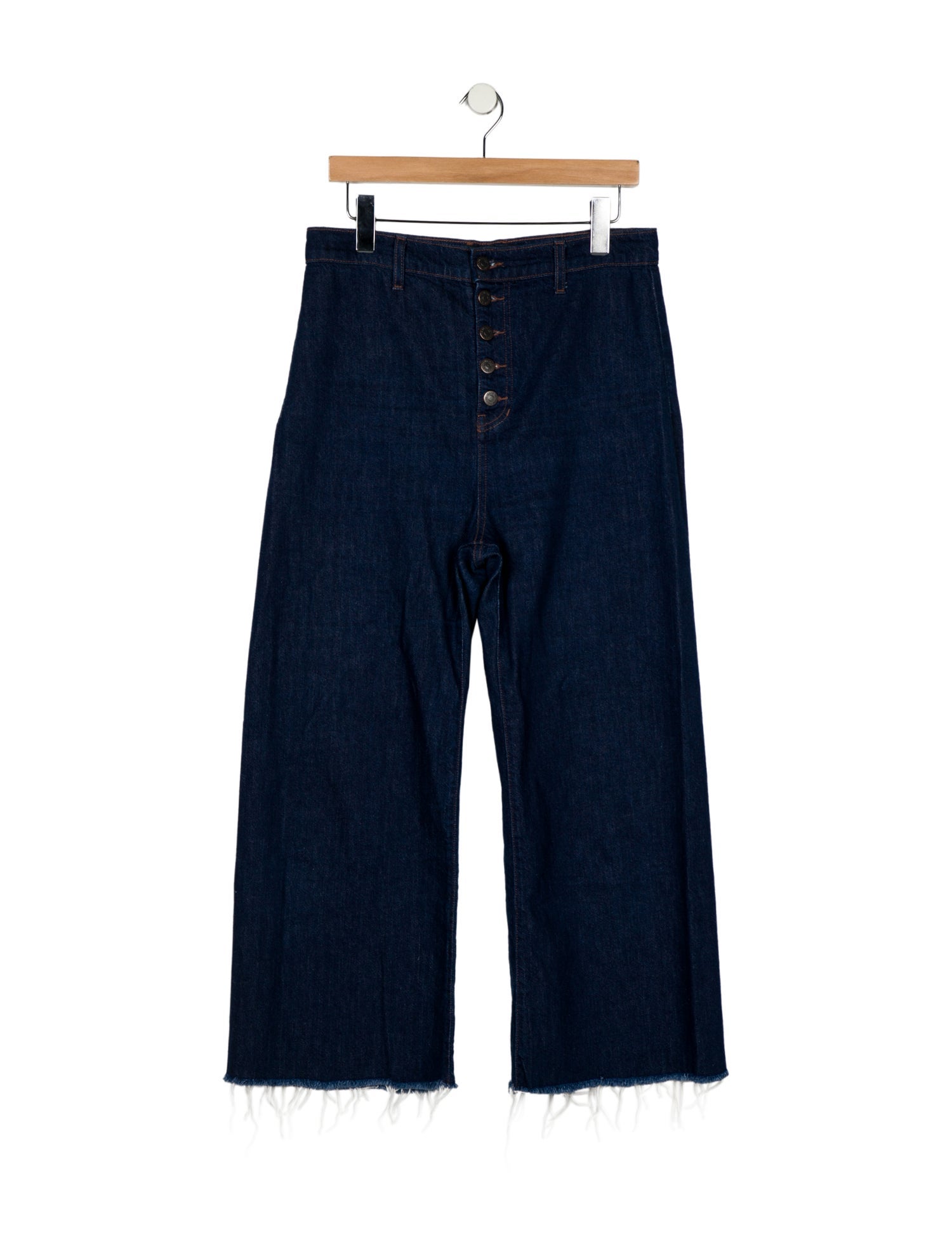 Veronica Beard High-Rise Wide Leg Jeans