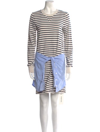 Veronica Beard Striped Mini Dress