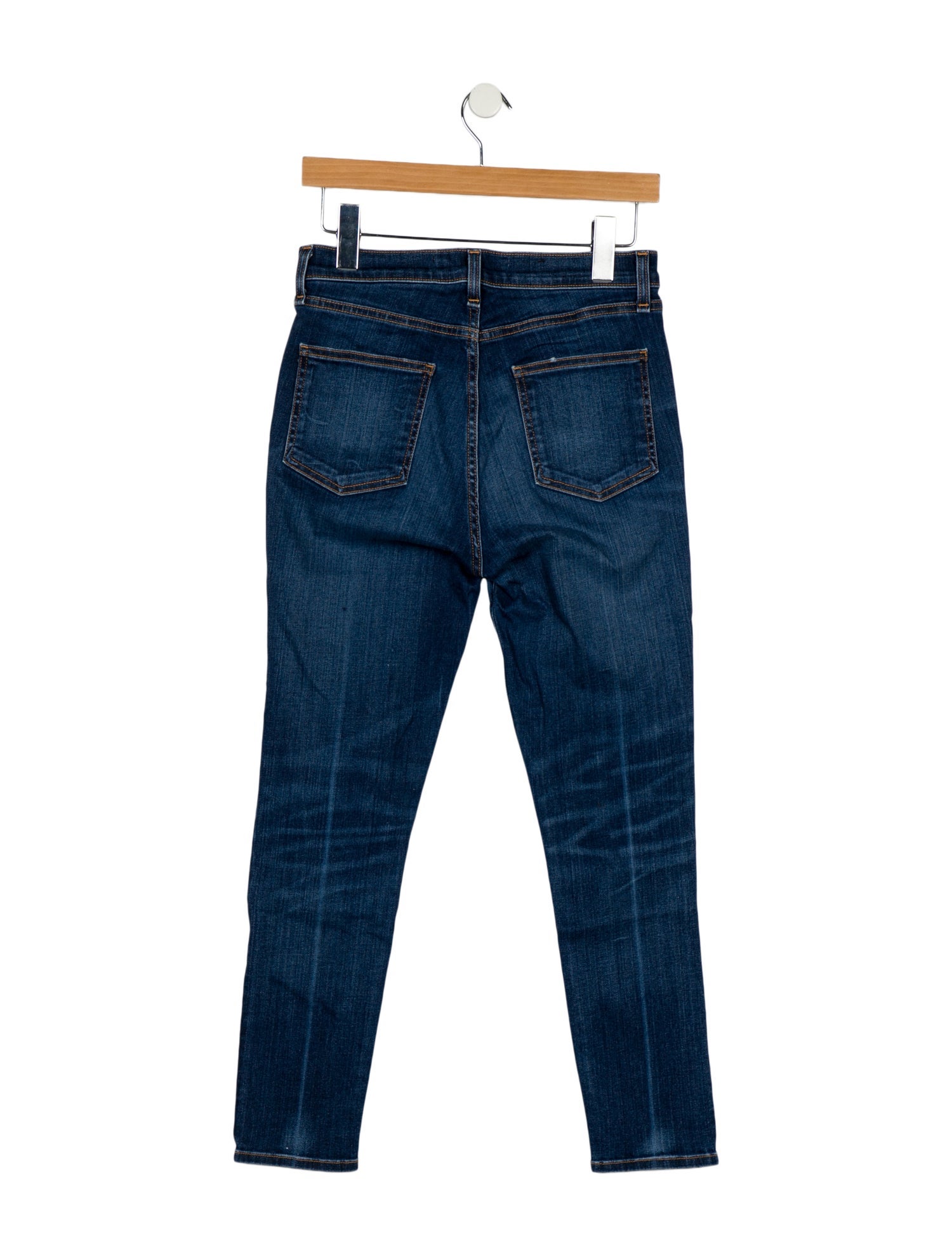 Veronica Beard Mid-Rise Skinny Leg Jeans