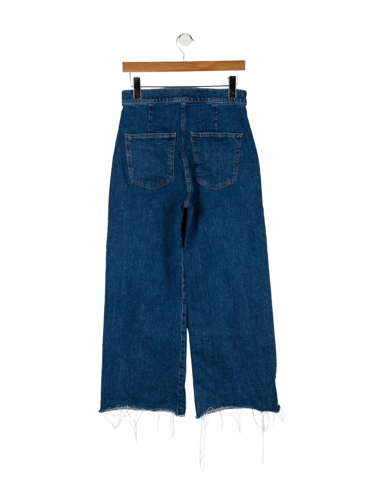 Veronica Beard High-Rise Wide Leg Jeans