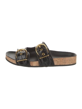 Veronica Beard Leather Slides