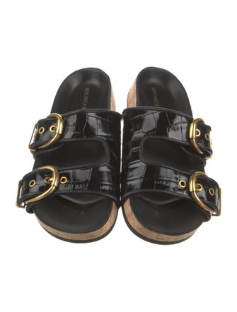 Veronica Beard Leather Slides