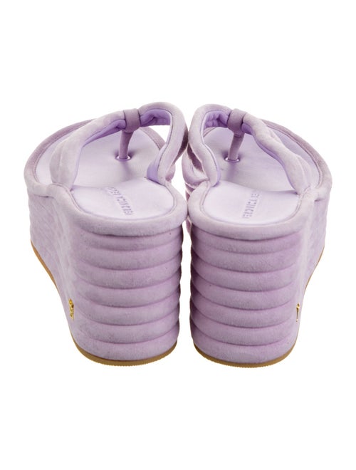 Veronica Beard Suede Flip Flops