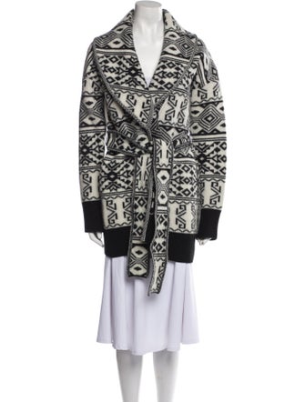 Veronica Beard Wool Printed Coat