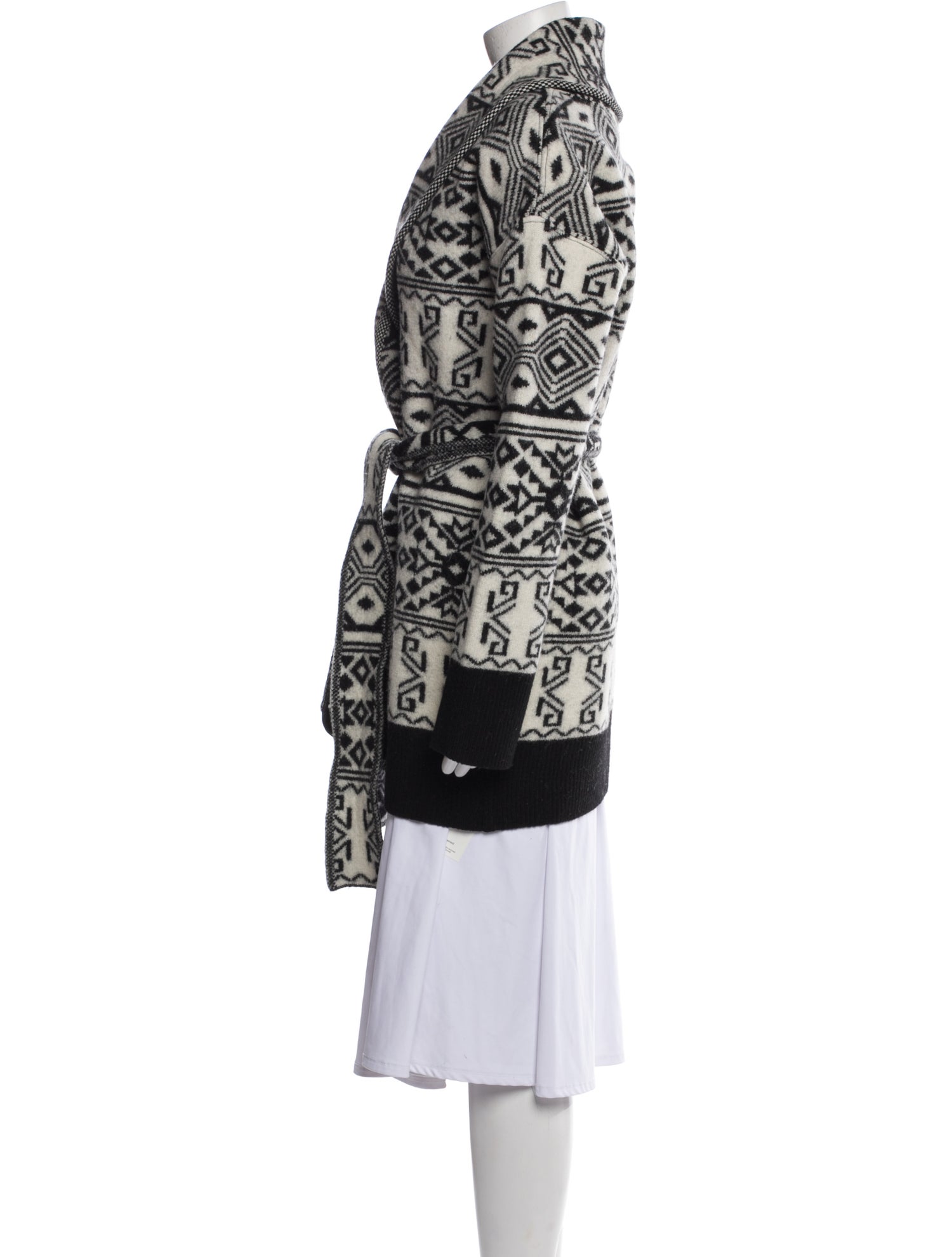 Veronica Beard Wool Printed Coat
