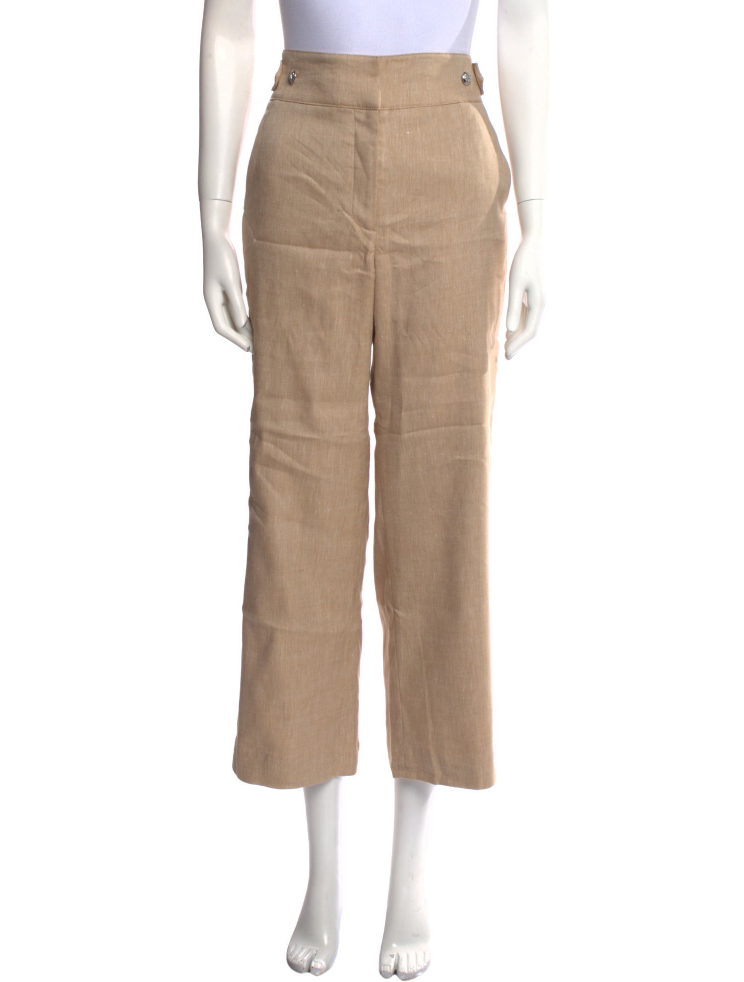 Veronica Beard Linen Wide Leg Pants