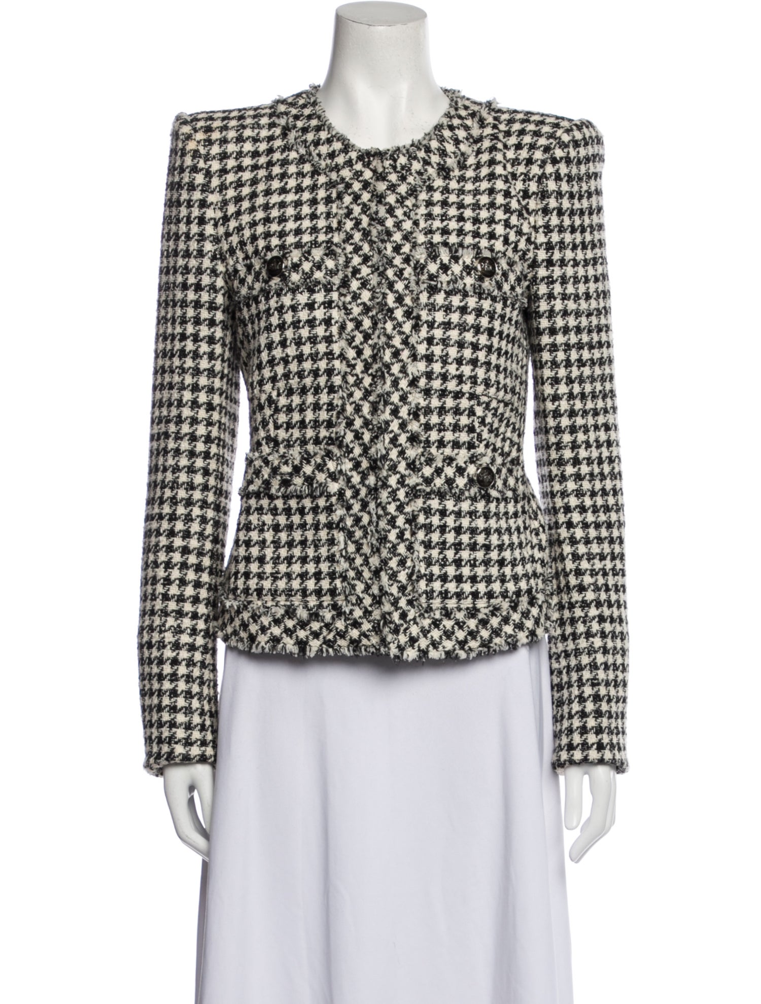 Veronica Beard Tweed Pattern Jacket