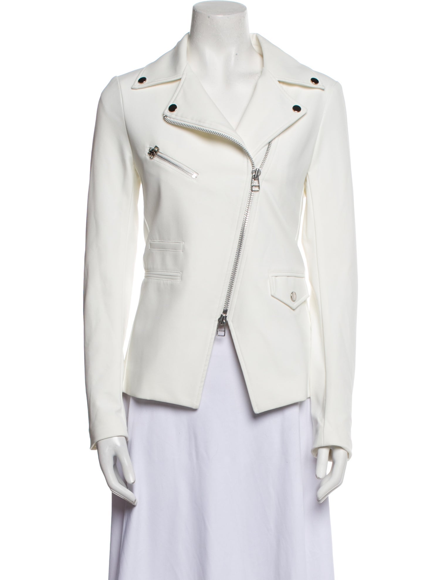 Veronica Beard Nylon Biker Jacket