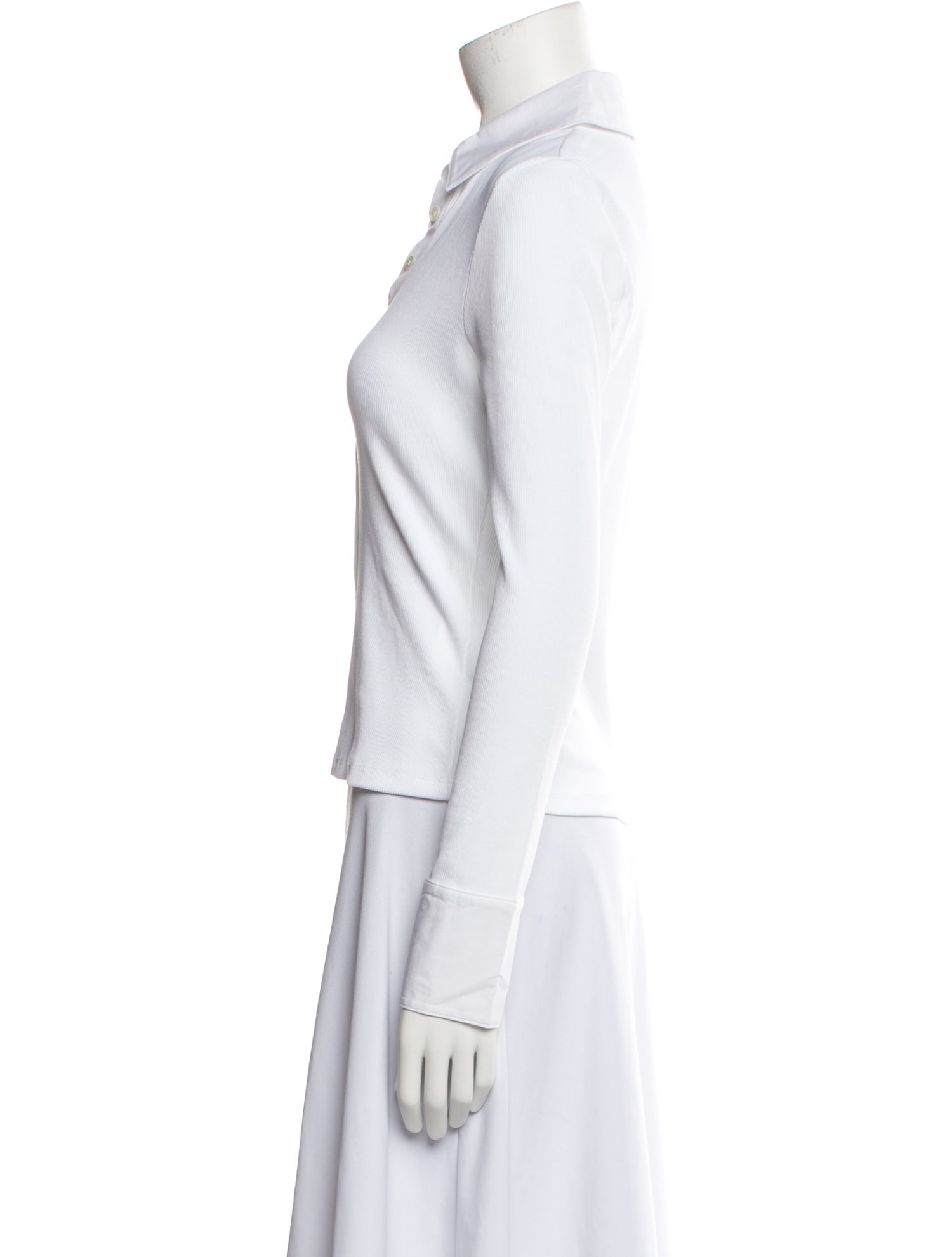 Veronica Beard Long Sleeve Button-Up Top