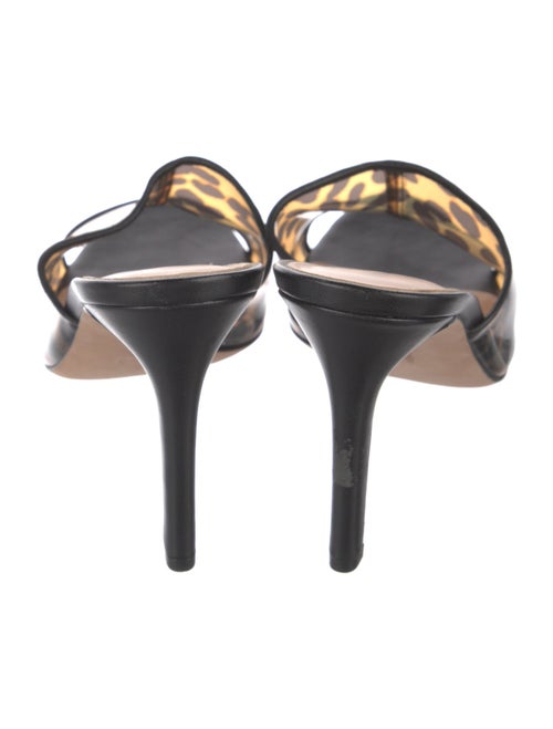 Veronica Beard PVC Animal Print Slides