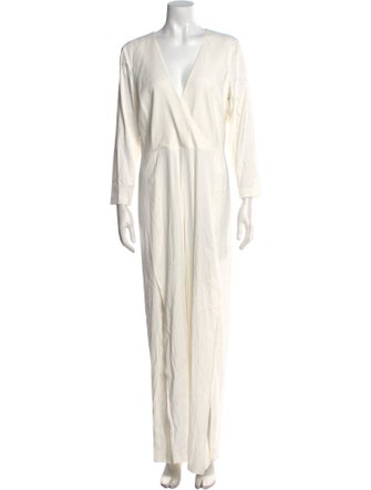 Veronica Beard V-Neck Jumpsuit