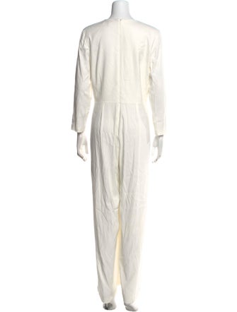 Veronica Beard V-Neck Jumpsuit