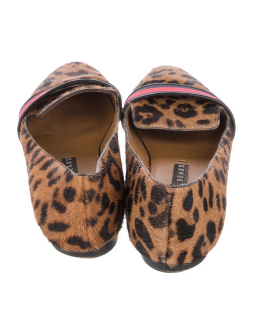 Veronica Beard Ponyhair Animal Print Loafers