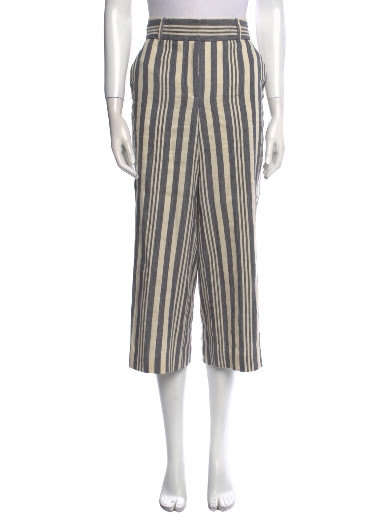 Veronica Beard Linen Wide Leg Pants