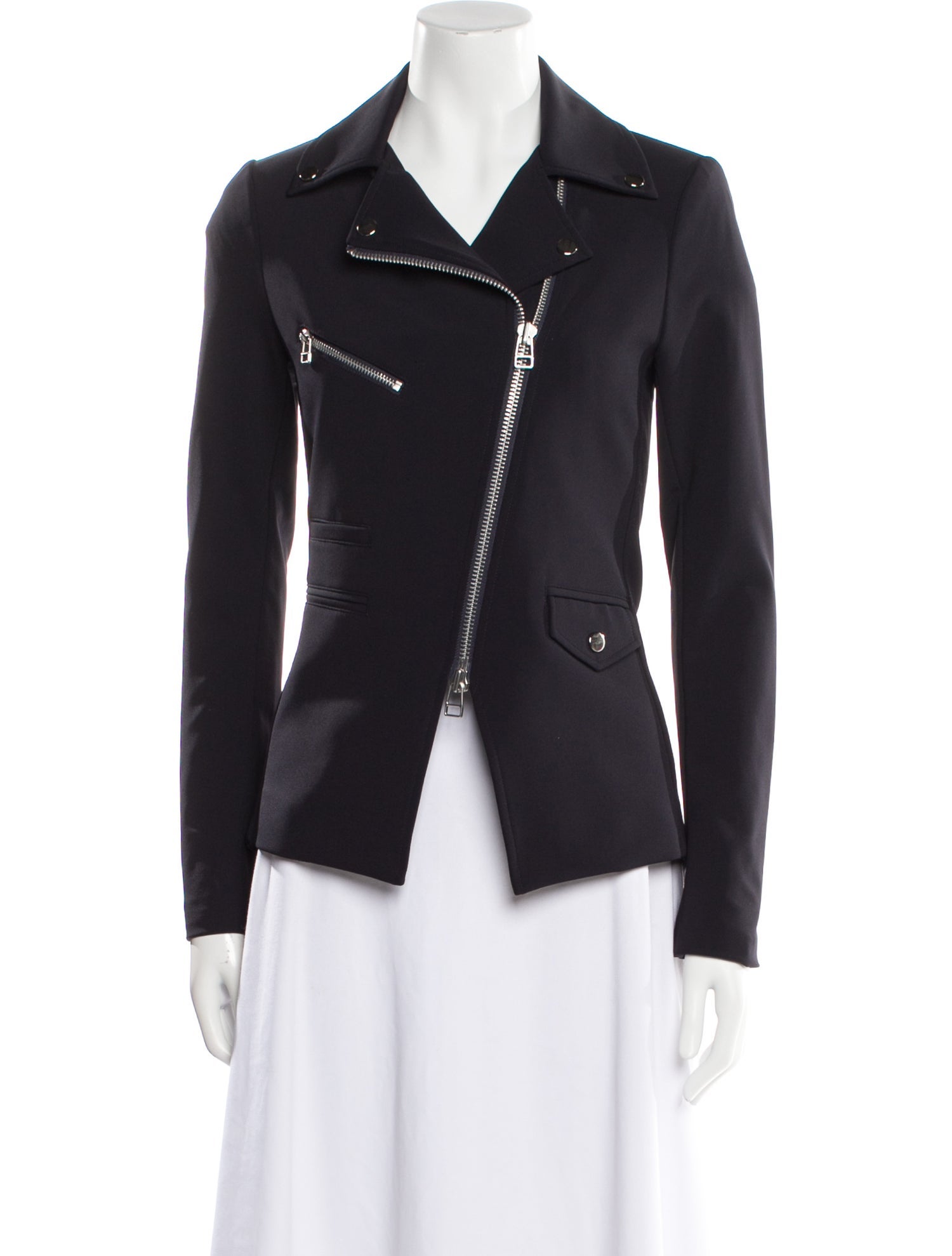 Veronica Beard Nylon Biker Jacket