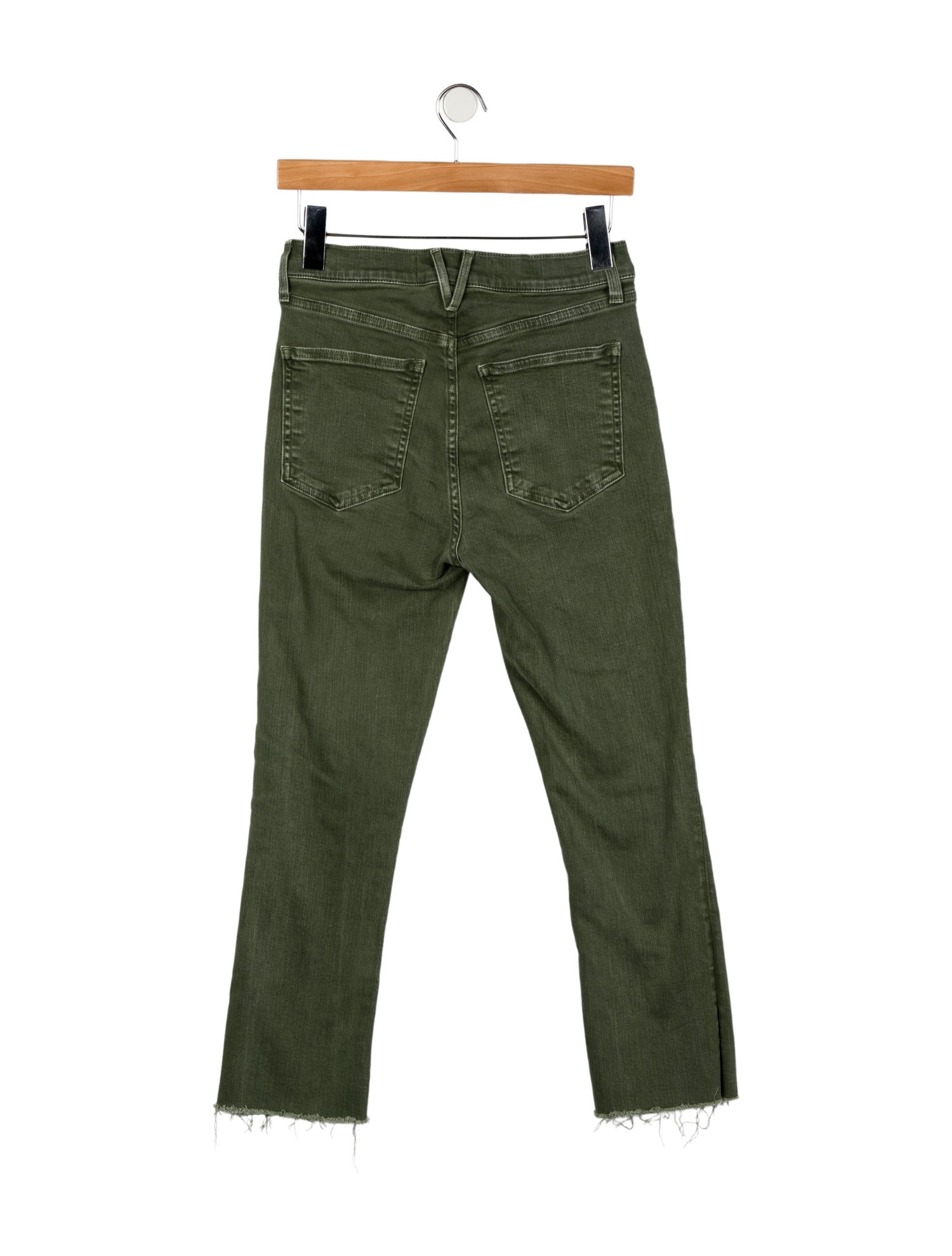 Veronica Beard High-Rise Straight Leg Jeans