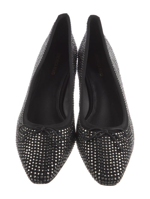 Veronica Beard Suede Bow Accents Flats