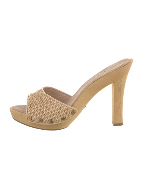 Veronica Beard Raffia Slides