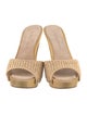 Veronica Beard Raffia Slides