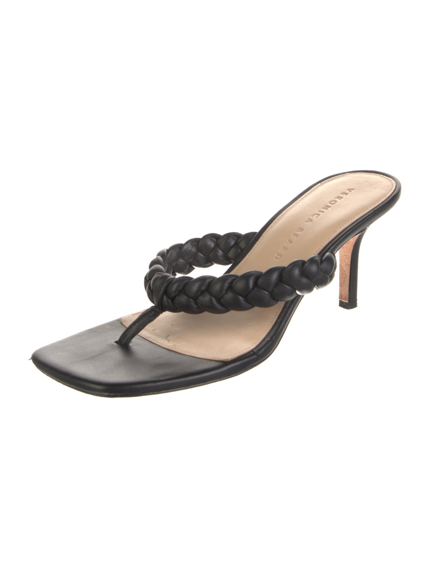 Veronica Beard Leather Slides