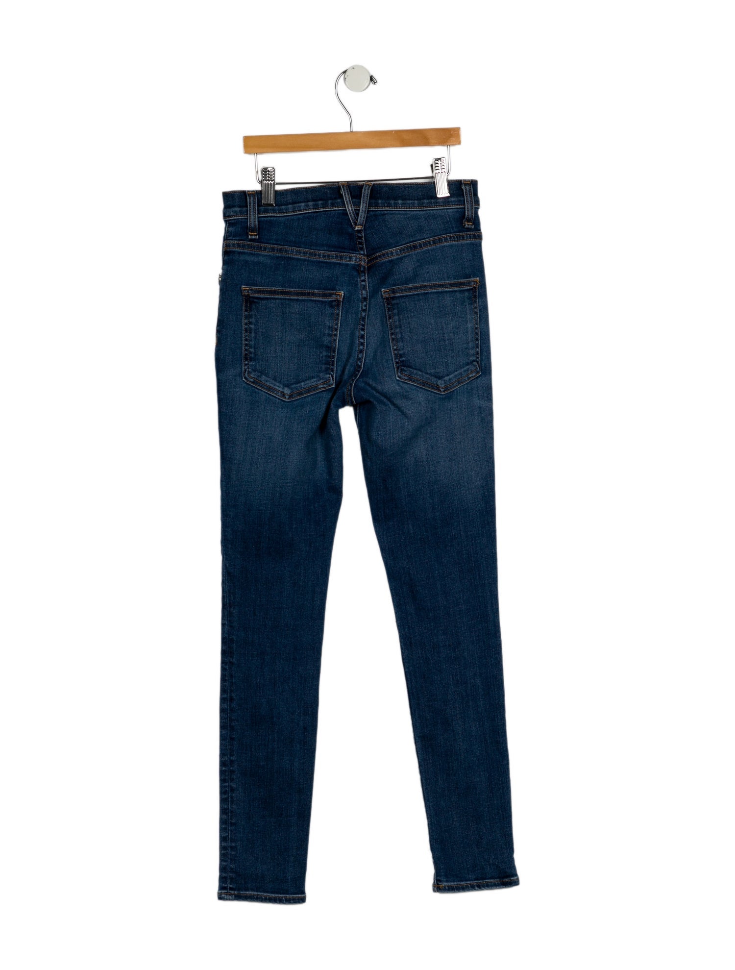 Veronica Beard Mid-Rise Skinny Leg Jeans