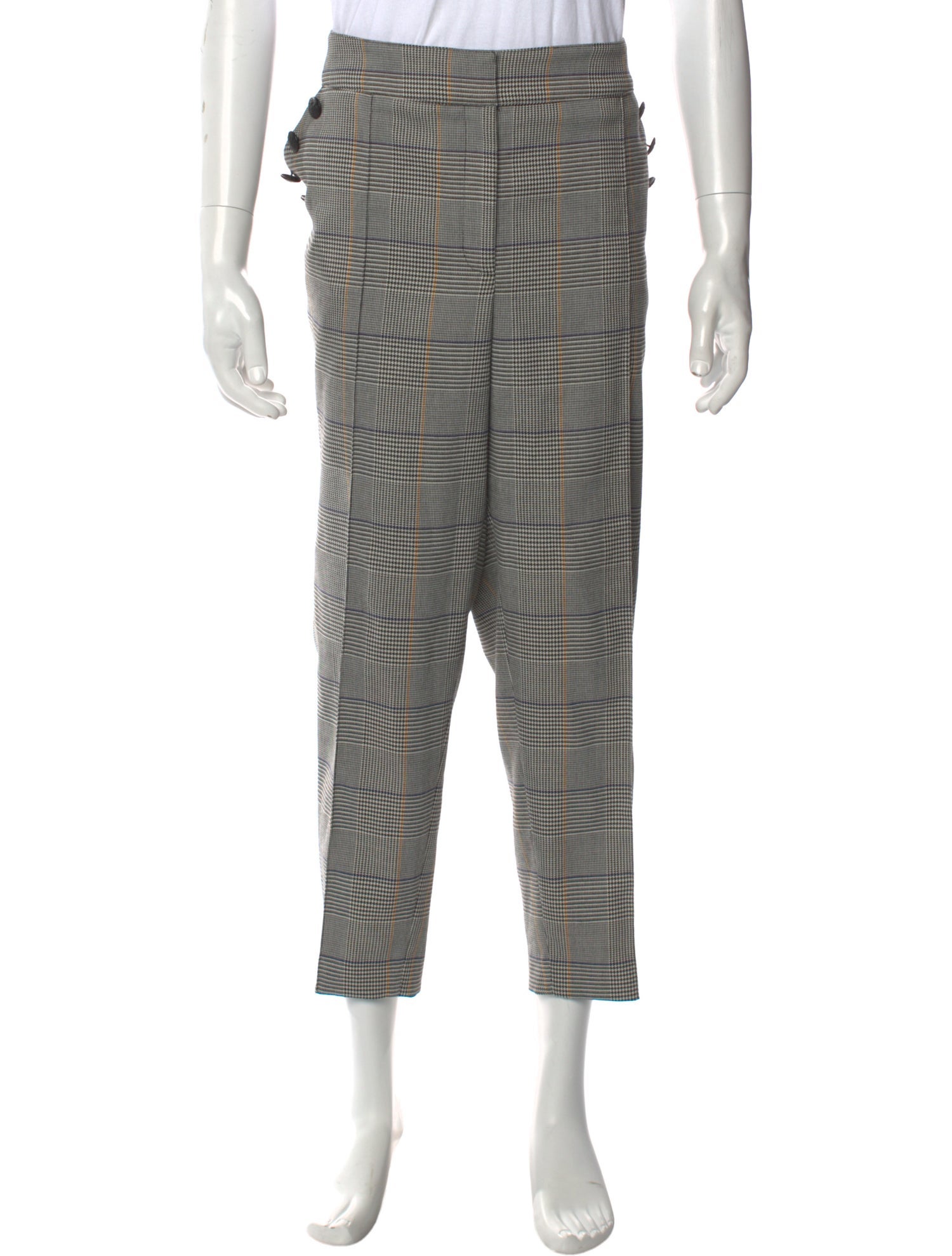 Veronica Beard Plaid Print Pants