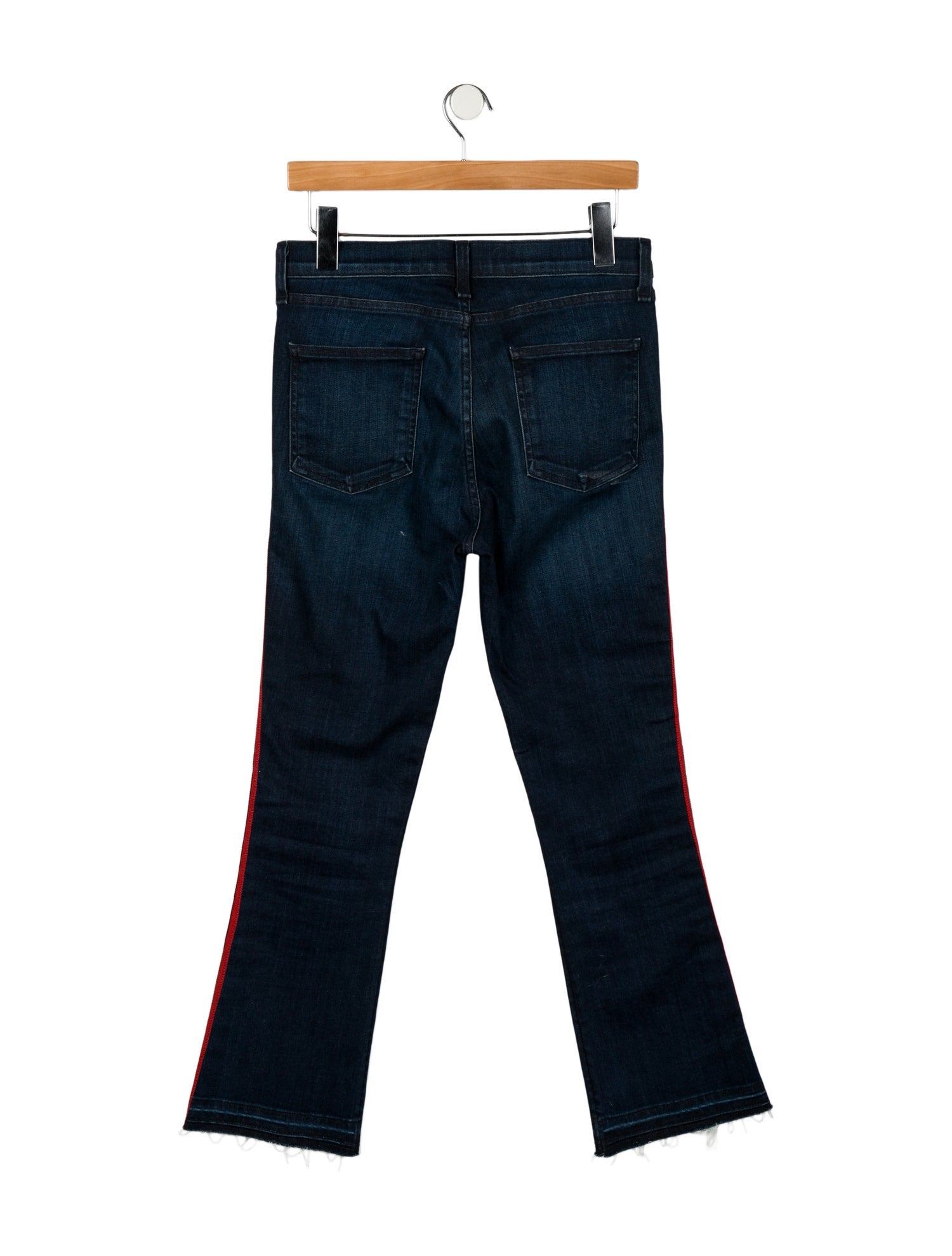 Veronica Beard Mid-Rise Straight Leg Jeans