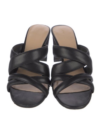 Veronica Beard Leather Slides