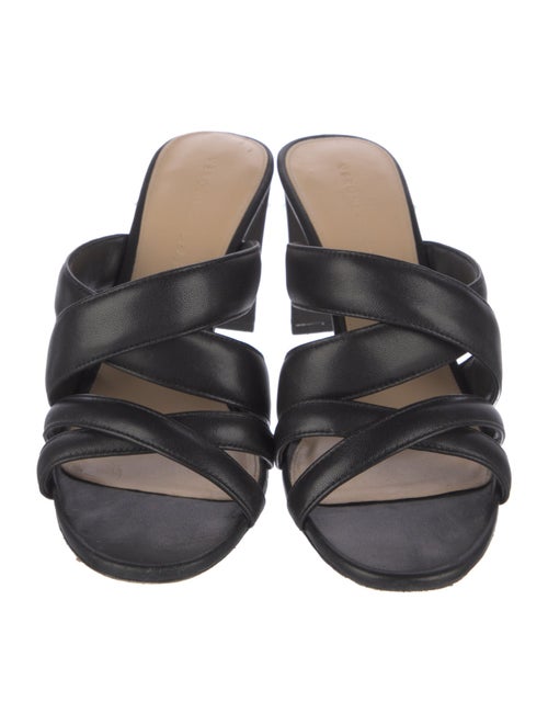 Veronica Beard Leather Slides