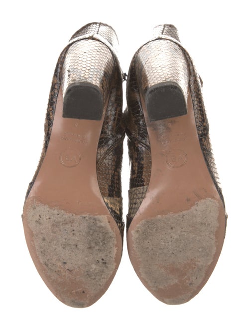 Veronica Beard Leather Animal Print Boots