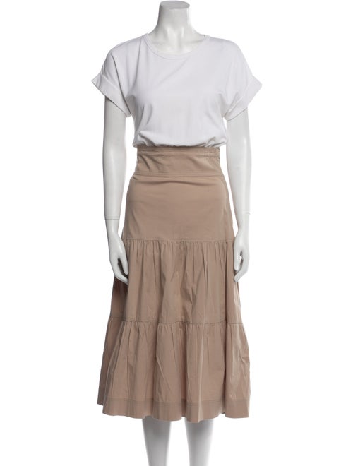 Veronica Beard Crew Neck Midi Length Dress