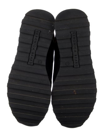 Veronica Beard Mesh Animal Print Athletic Sneakers