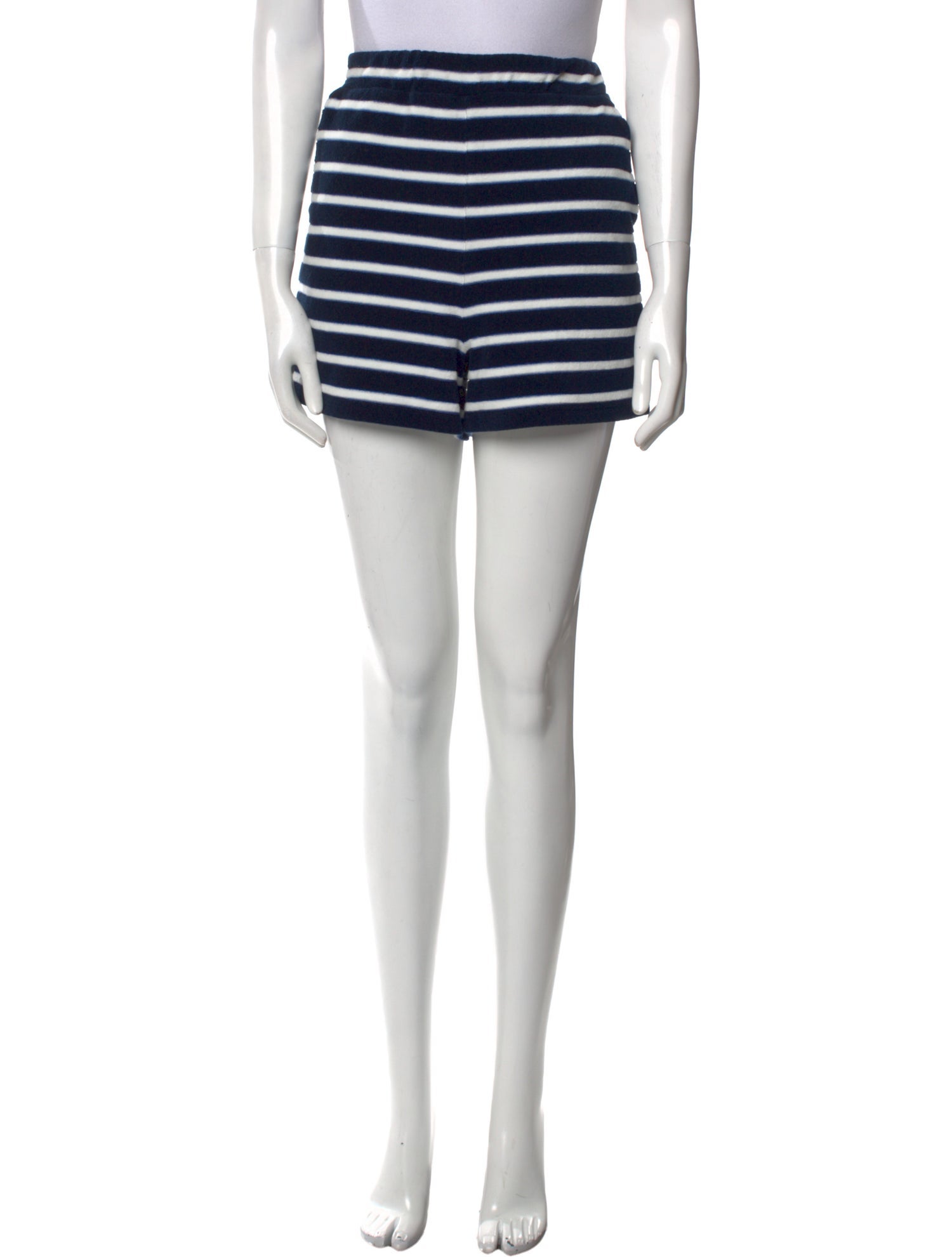 Veronica Beard Striped Mini Shorts