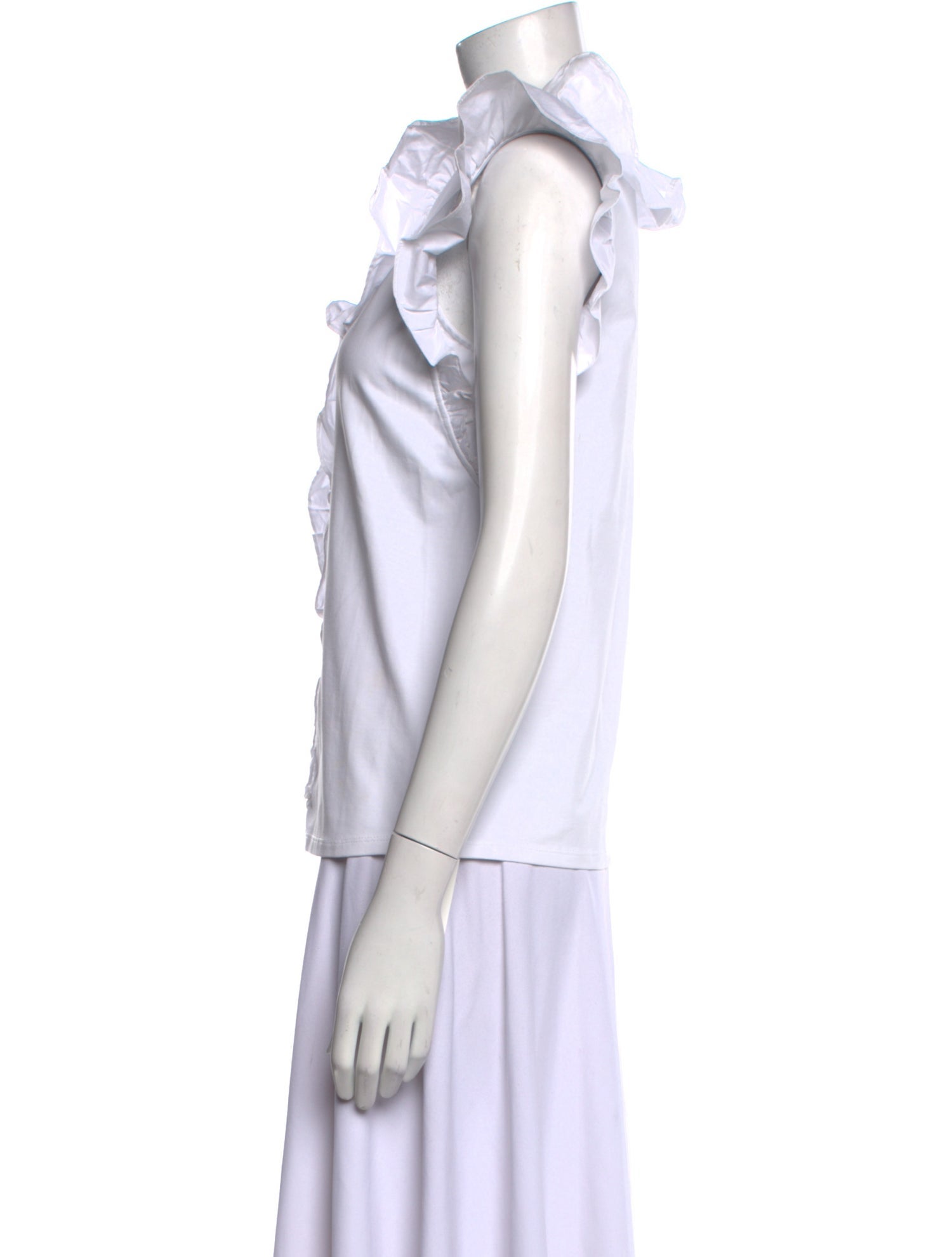 Veronica Beard V-Neck Sleeveless Top