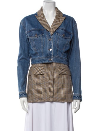 Veronica Beard Houndstooth Print Coat