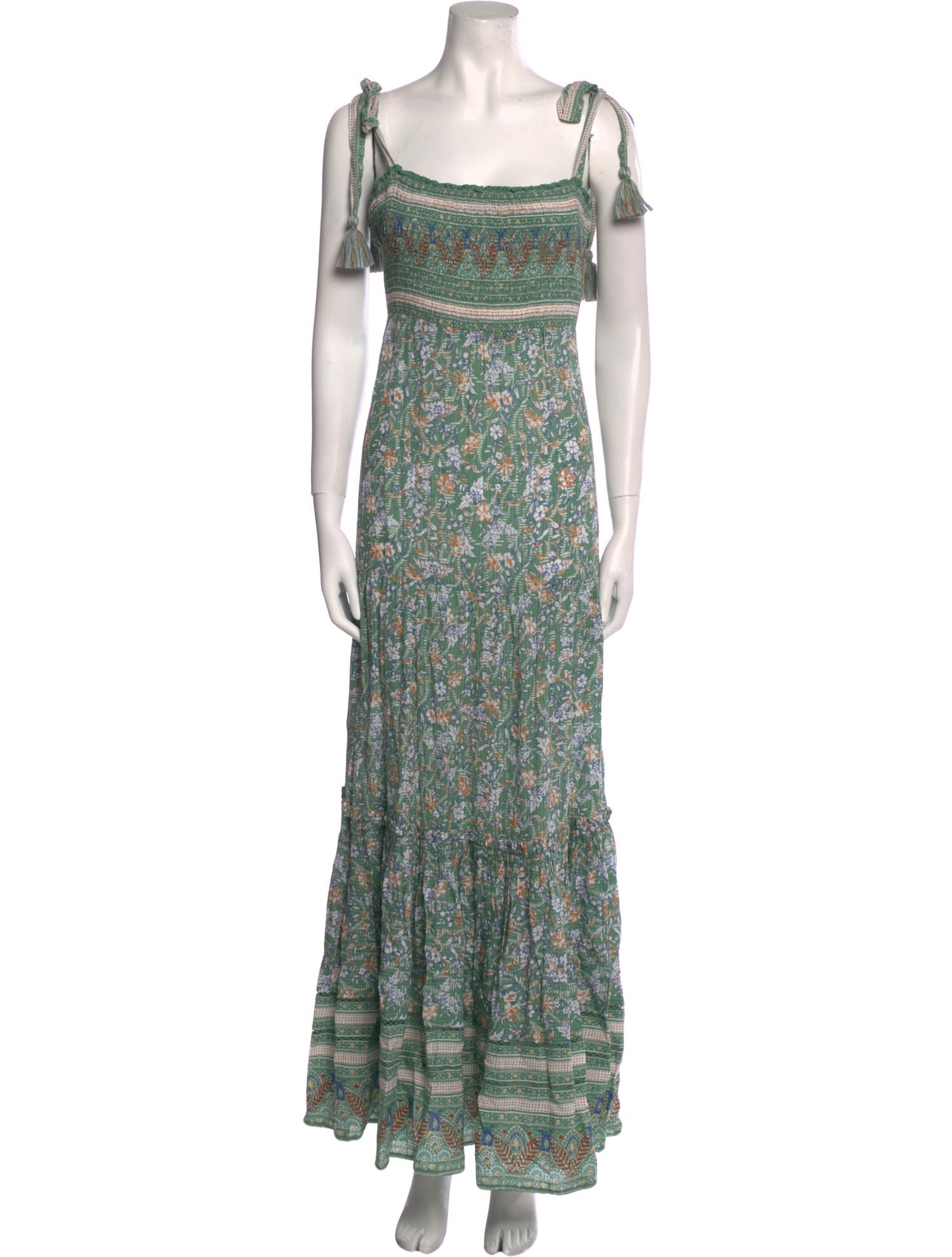Veronica Beard Floral Print Long Dress