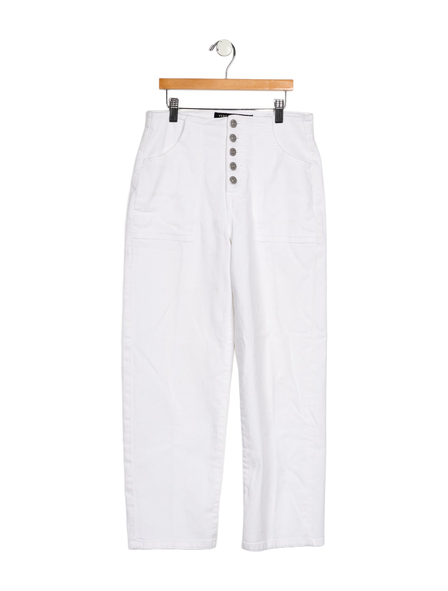 Veronica Beard High-Rise Straight Leg Jeans