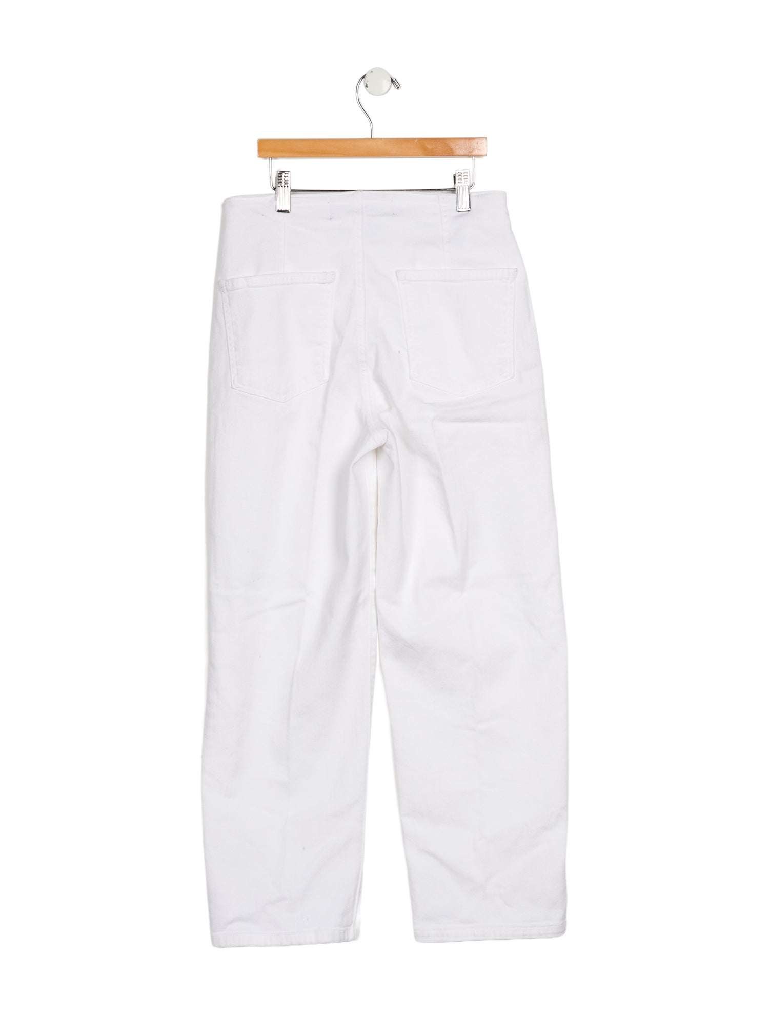 Veronica Beard High-Rise Straight Leg Jeans