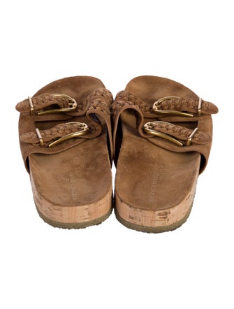 Veronica Beard Suede Slides