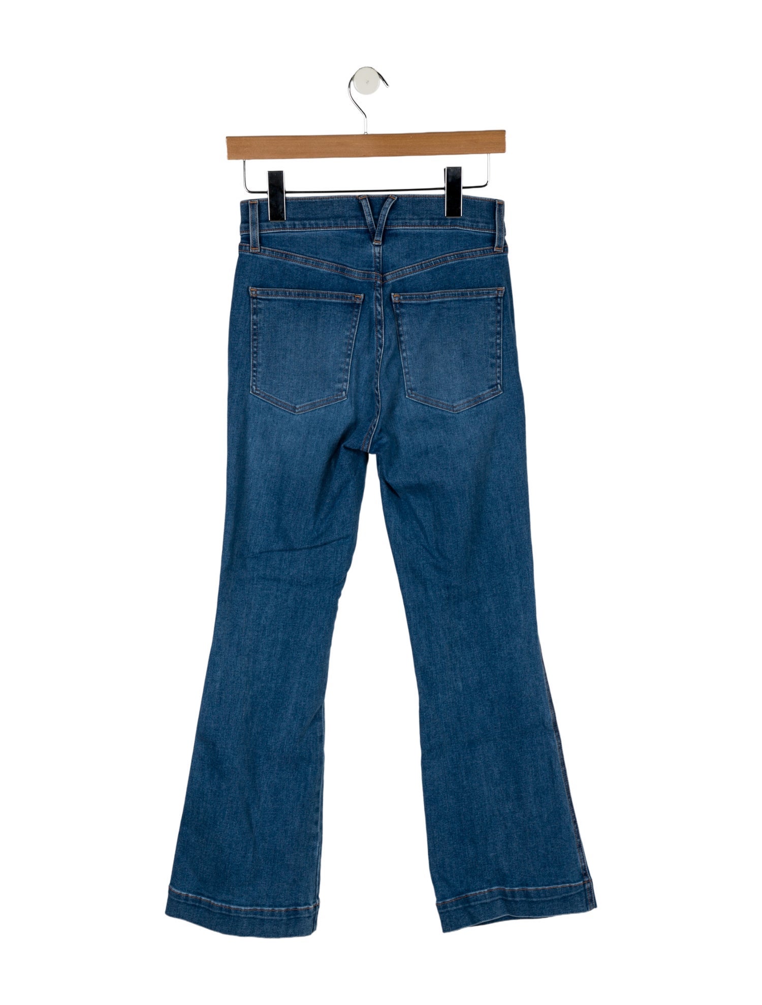 Veronica Beard High-Rise Wide Leg Jeans
