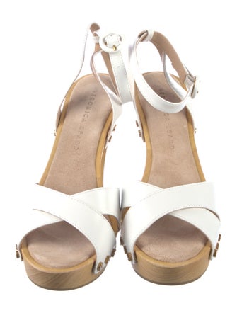 Veronica Beard Leather Sandals