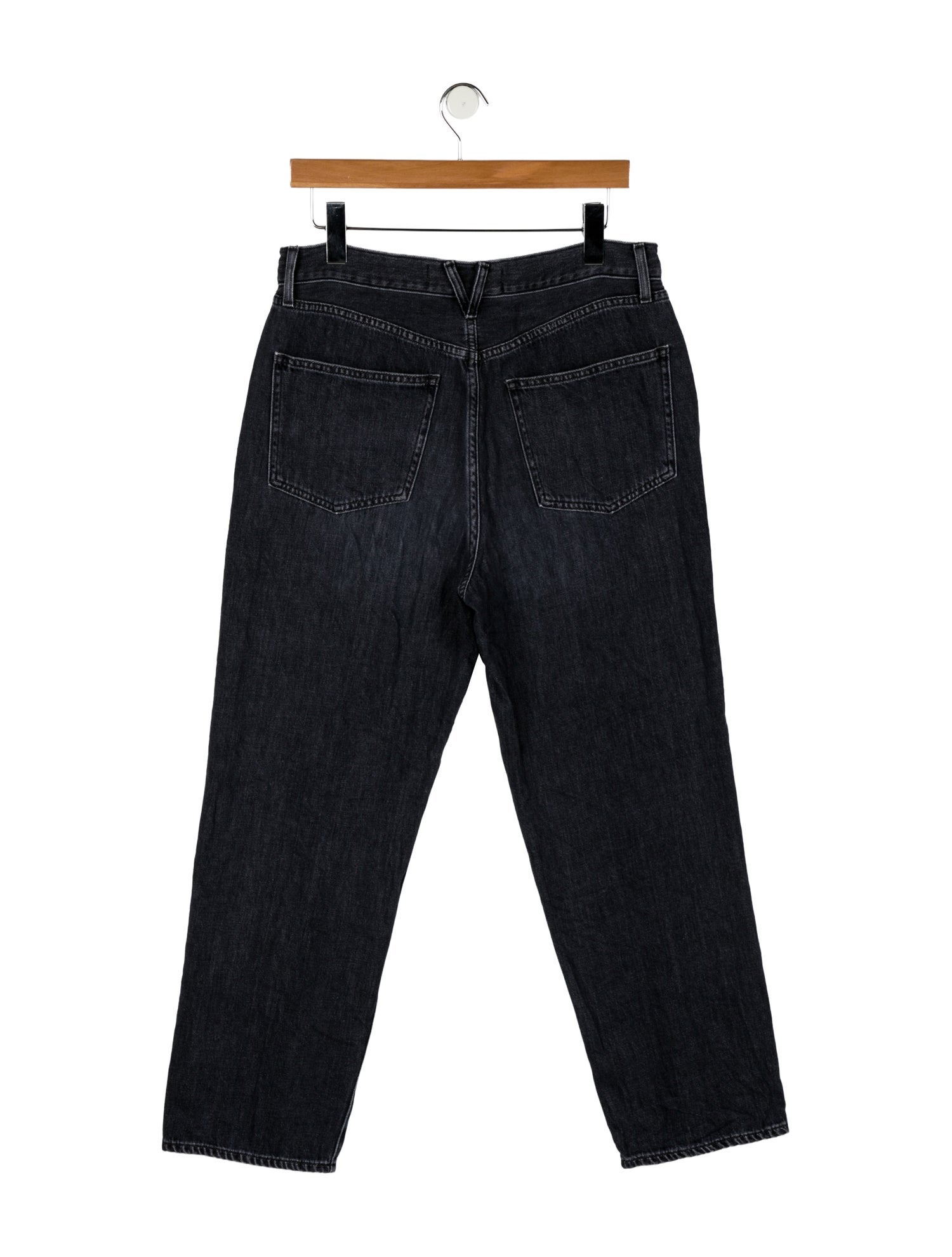 Veronica Beard High-Rise Straight Leg Jeans
