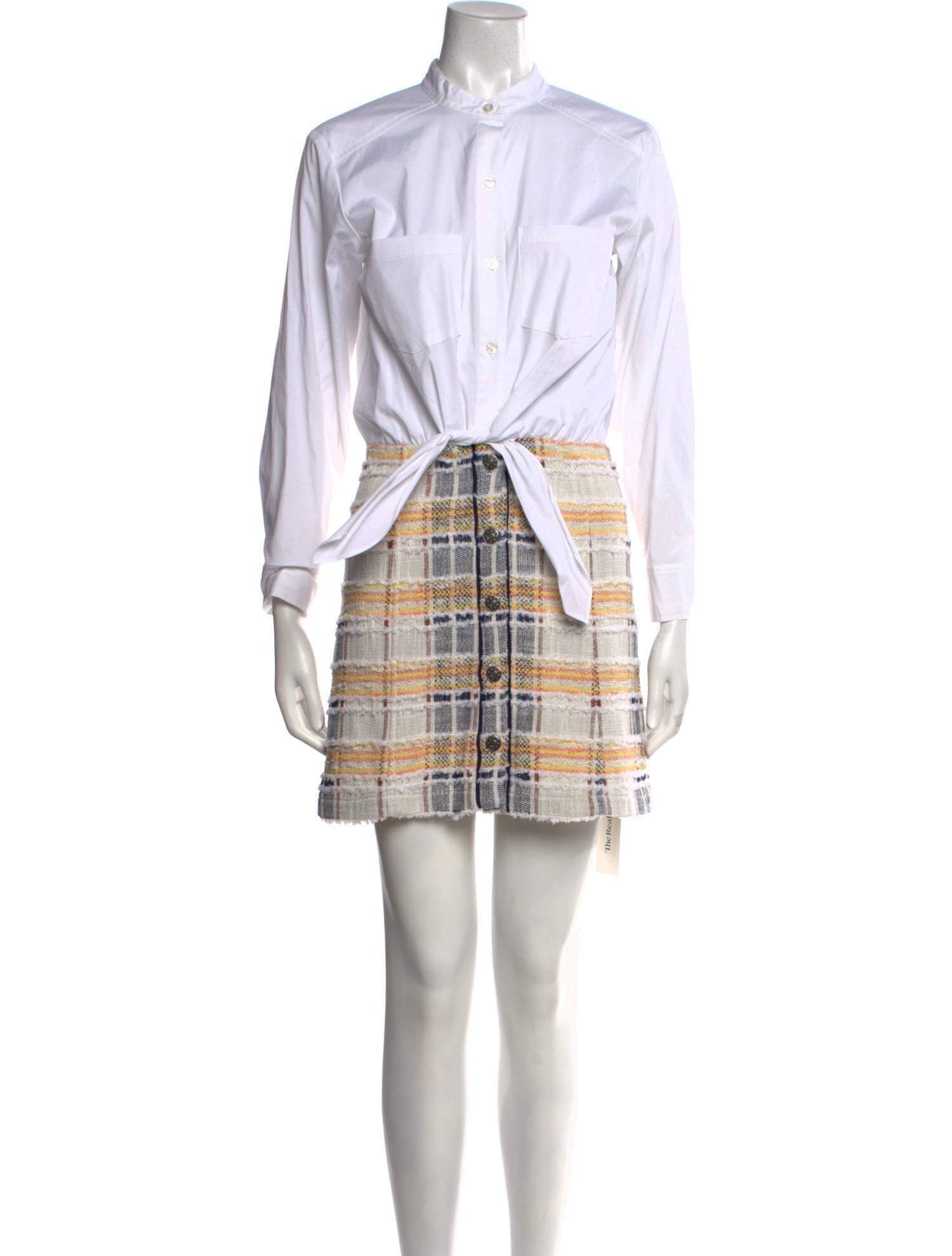 Veronica Beard Striped Mini Dress