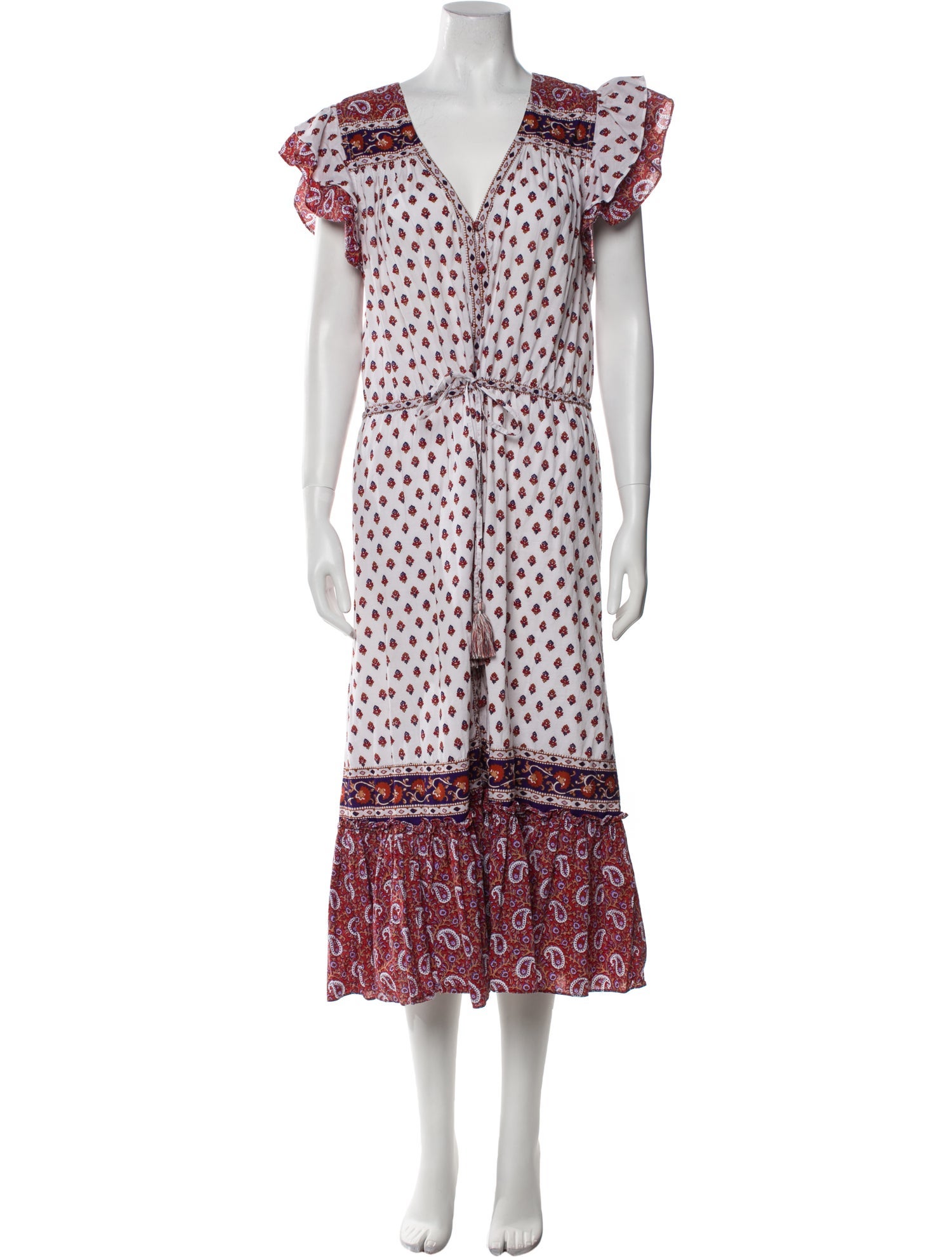 Veronica Beard Printed Long Dress